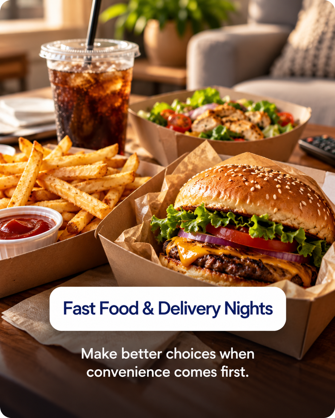 Fast Food & Delivery Nights — Make better choices when convenience comes first.